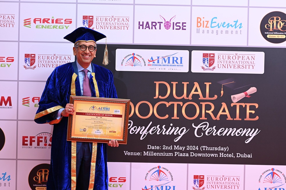 Aimri Doctorate Winner